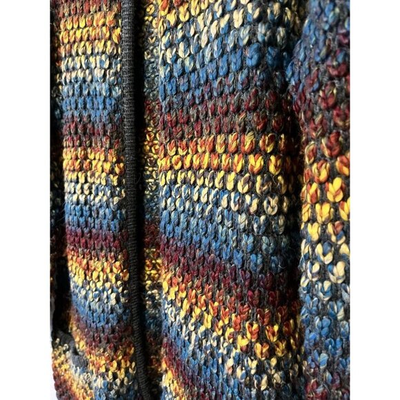 Christopher & Banks Cardigan Rainbow Sweater Open Front Multicolour - Picture 4 of 16